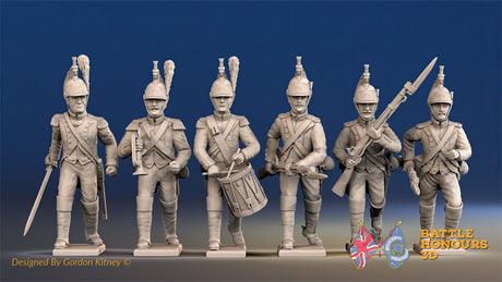 French dismounted Dragoon advancing command alternate view