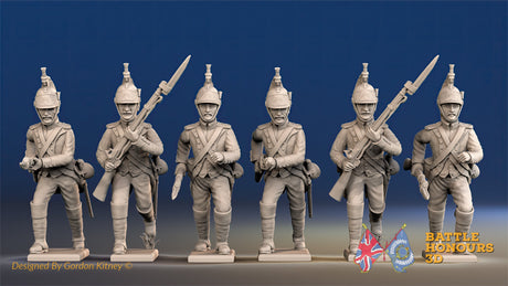 French dismounted Dragoon advancing set 2 alternate view