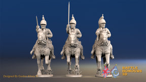 French Dragoon covered galloping set 1 alternate view