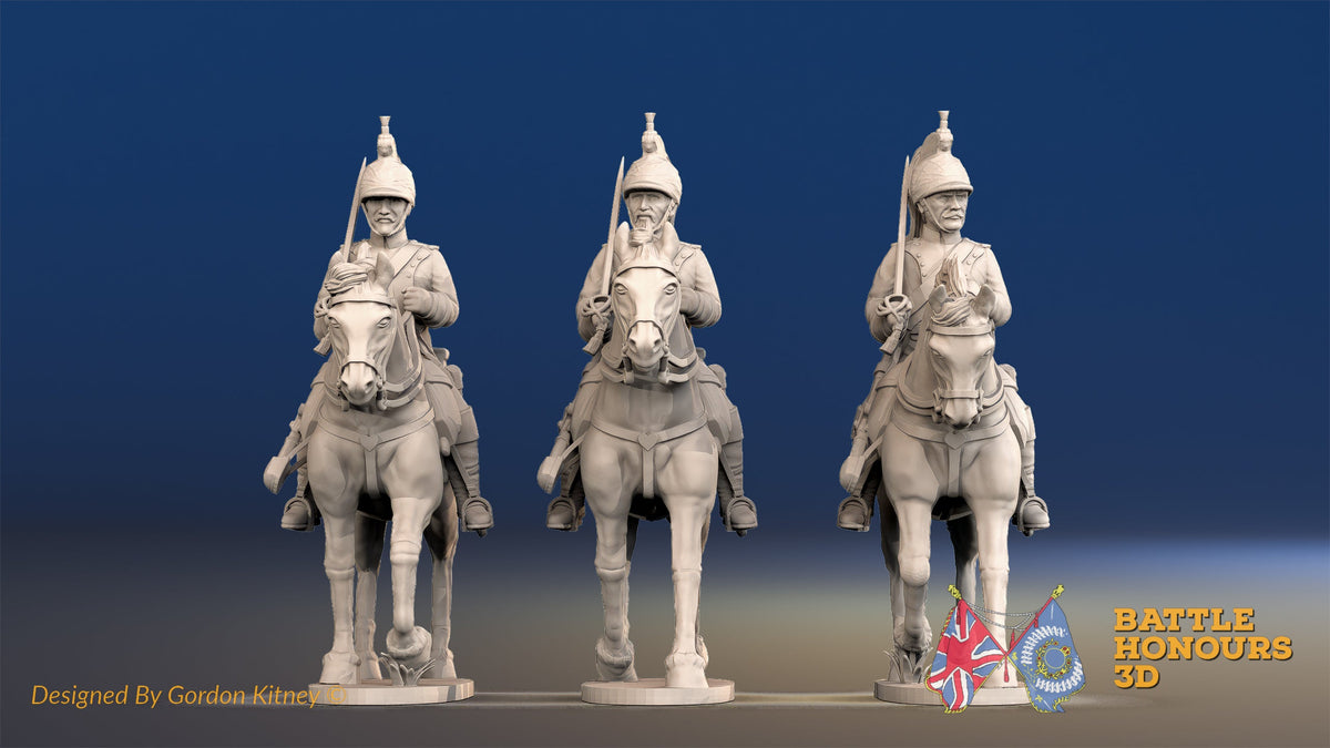 French Dragoon covered trotting set 1 alternate view