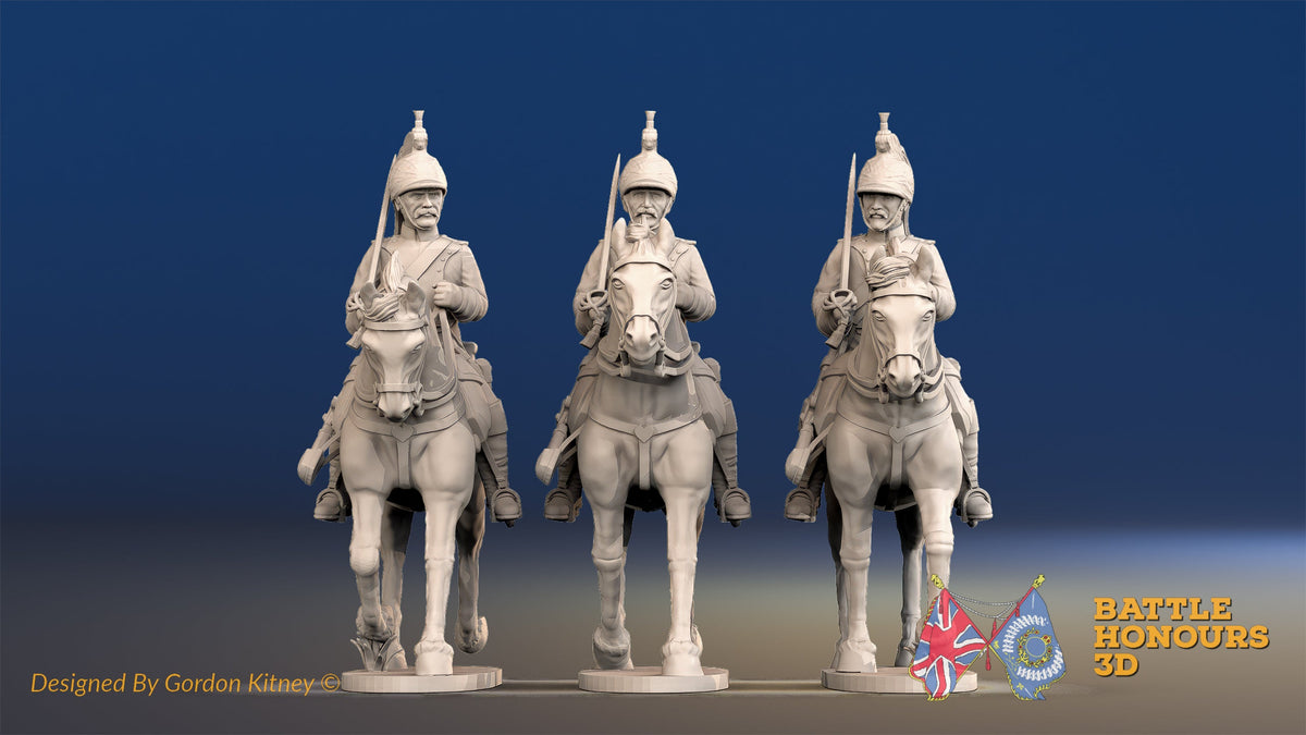 French Dragoon covered trotting set 2 alternate view