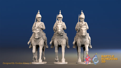 French Dragoon covered trotting set 2 alternate view