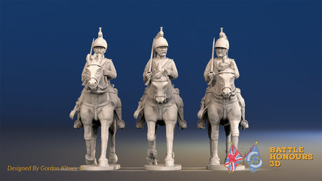 French Dragoon covered trotting set 3 alternate view