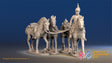 French Dragoon horse holder alternate view