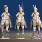 French Dragoon Uncovered Galloping Set 1