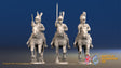 French Dragoon uncovered galloping set 1 alternate view
