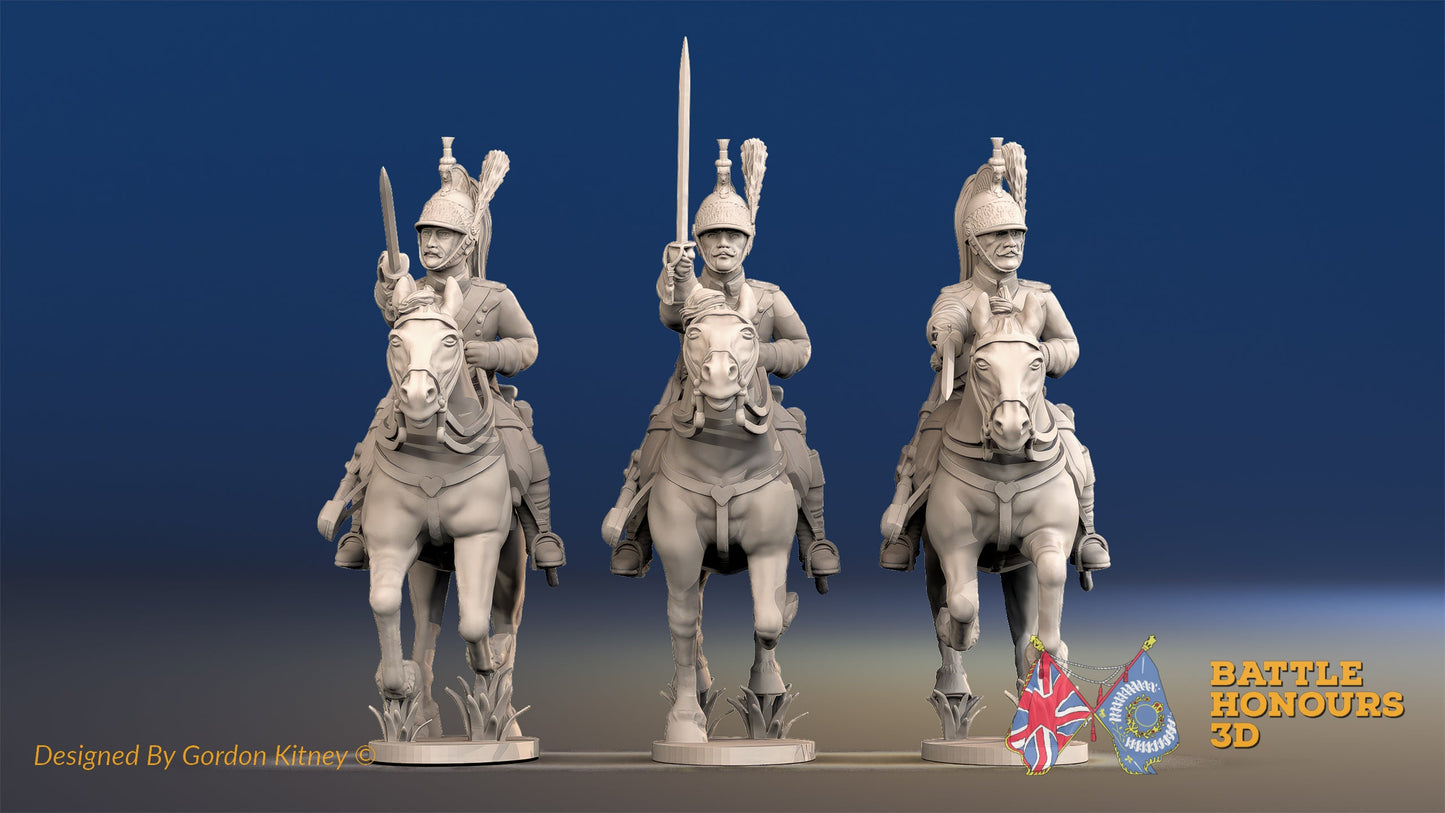 French Dragoon Uncovered Galloping Set 1