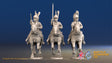 French Dragoon uncovered galloping set 2 alternate view