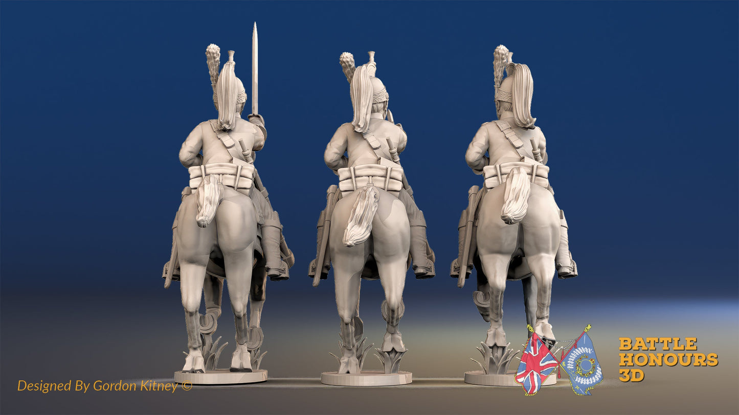 French Dragoon Uncovered Galloping Set 3