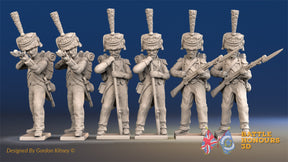 French elite Voltigeurs colpack loading and firing alternate view