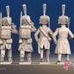 French elite Voltigeurs colpack mixed command rear view