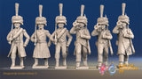 French elite Voltigeurs colpack mixed command alternate view