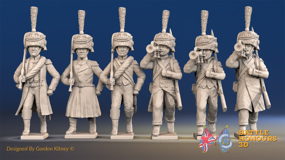 French elite Voltigeurs colpack mixed command alternate view