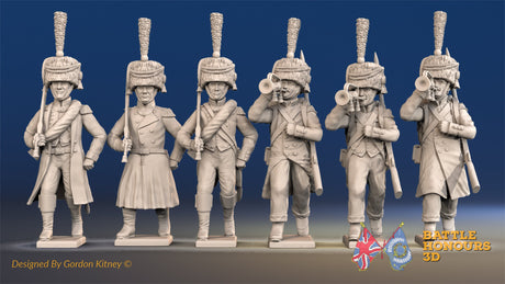 French elite Voltigeurs colpack mixed command alternate view