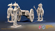 French foot artillery bicorn gaiter loading alternate view