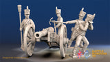 French foot artillery trouser shako firing alternate view