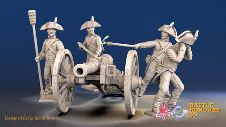 French foot artillery trousers bicorn firing alternate view