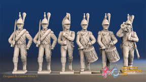 French foot Dragoon command