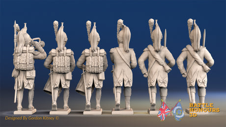 French foot Dragoon command gaiter rear view