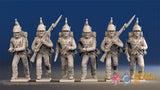 French foot Dragoon trouser advancing set 2