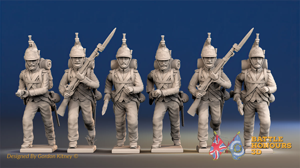 French foot Dragoon trouser advancing set 2