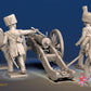 French Guard horse artillery firing rear view