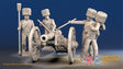 French Guard horse artillery firing alternate view