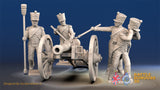 French horse artillery covered shako firing alternate view