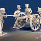 French horse artillery covered shako loading alternate view