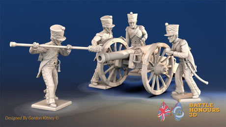 French horse artillery covered shako loading alternate view
