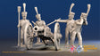 French horse artillery shako firing alternate view