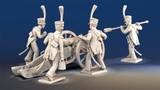 Napoleonic French Horse Artillery - Loading Crew, Shako