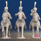 French Hussar Command Full Dress Shako Trotting