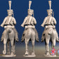 French Hussar Full Dress Shako Trotting