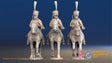 French Hussar full dress shako trotting alternate view
