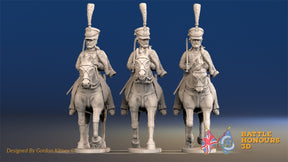 French Hussar full dress shako trotting alternate view