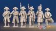French line command march attack bicorn greatcoat alternate view