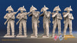 French line Grenadier loading and firing bicorn alternate view