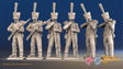 French line Grenadier loading and firing shako alternate view