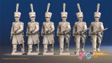 French line Grenadier shako greatcoat advancing alternate view