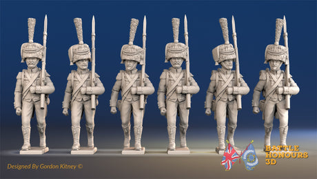 French march attack elite Voltigeurs colpack boots alternate view