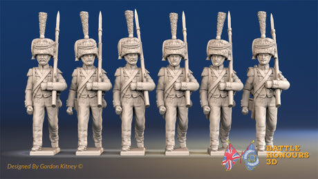 French march attack elite Voltigeurs colpack alternate view