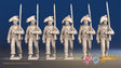 French march attack Fusiliers bicorn alternate view