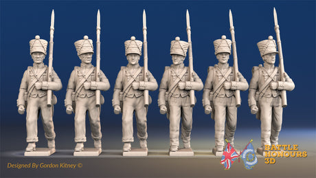 French march attack Fusiliers shako alternate view