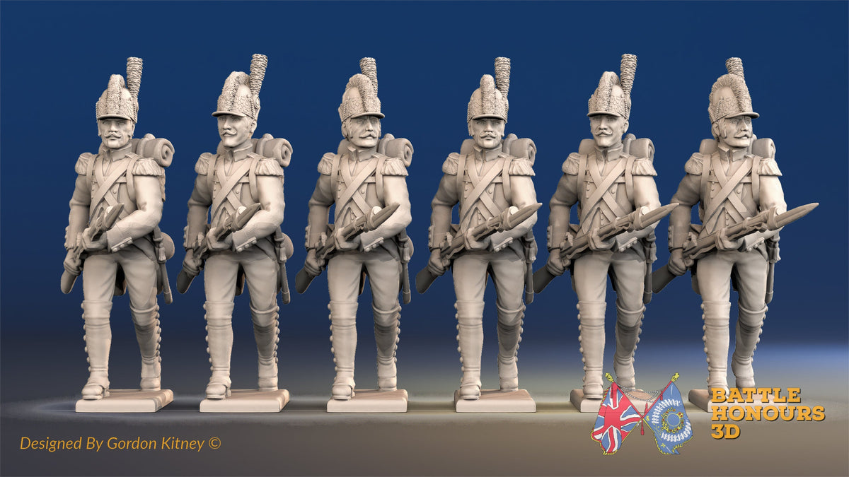 French Tarleton Voltigeurs advancing gaiters alternate view