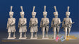 French Voltigeurs advancing shako greatcoat gaiter alternate view
