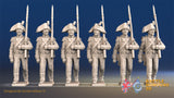 French Voltigeurs march attack bicorn alternate view