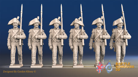French Voltigeurs march attack bicorn alternate view