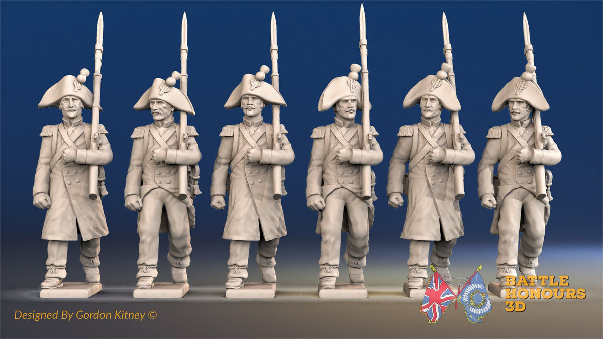 French Voltigeurs march attack greatcoat alternate view