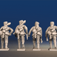 WW2 German Infantry - Advancing, Field Caps